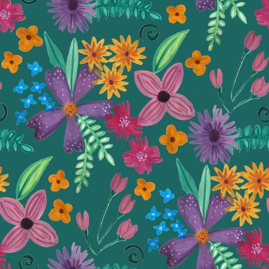 Green Floral